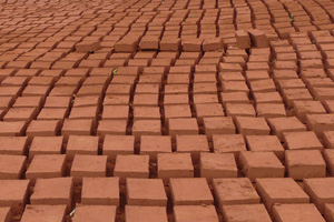 Drying of bricks
