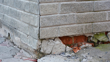 Foundation Cracks due to poor soil compaction