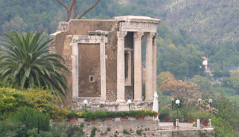 Temple of Vesta in Tivoli, Italy